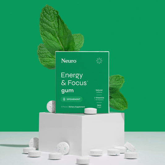 Neuro® Gum Energy & Focus™ 6 Pack (54 pcs) - Spearmint