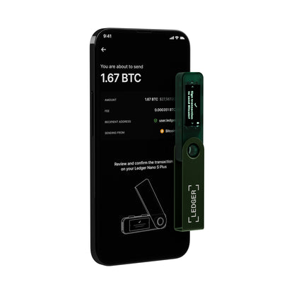 Ledger Nano S Plus - Emerald Green