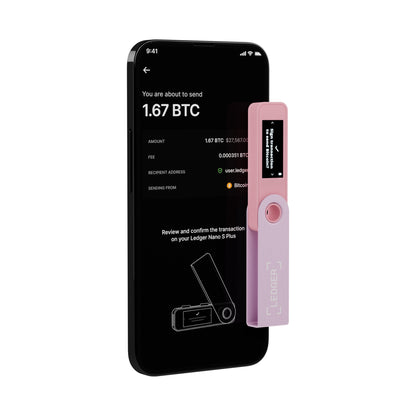 Ledger Nano S Plus - Pastel Pink