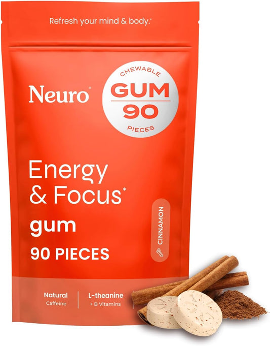 Neuro® Gum Energy & Focus™ Bulk Bag (90 pcs) - Cinnamon