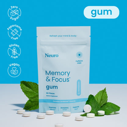 Neuro® Gum Memory & Focus™ Bulk Bag (90 pcs) - Peppermint