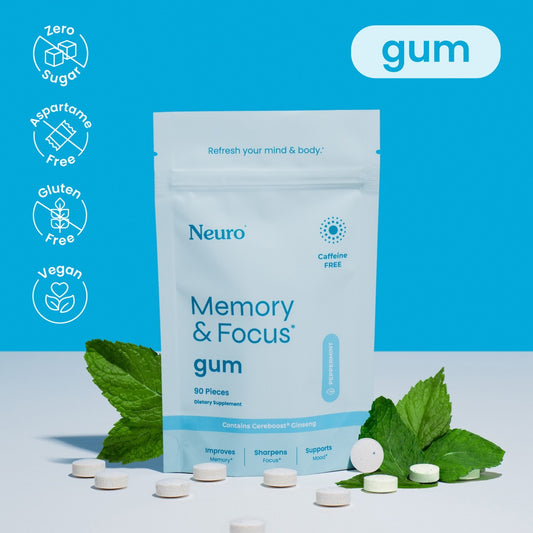 Neuro® Gum Memory & Focus™ Bulk Bag (90 pcs) - Peppermint