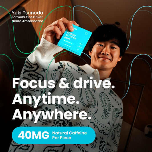 Neuro® Gum Energy & Focus™ 6 Pack (54 pcs) - Peppermint