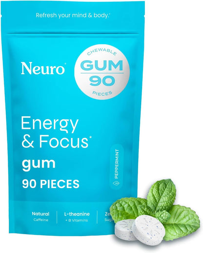 Neuro® Gum Energy & Focus™ Bulk Bag (90 pcs) - Peppermint