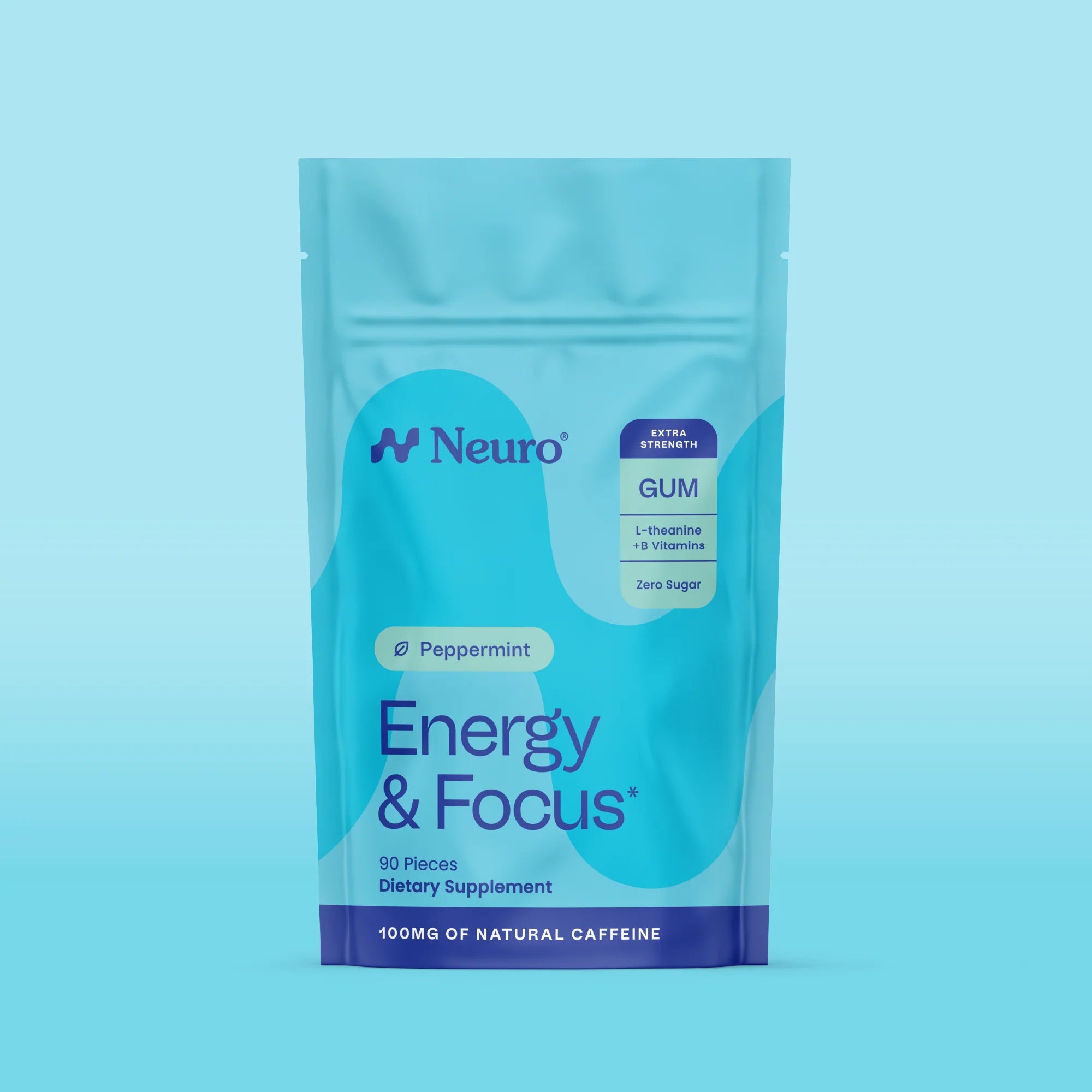 Neuro® Gum Extra Strength Energy & Focus™ Bulk Bag (90 pcs) - Peppermi ...