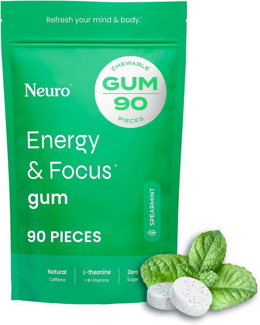 Neuro® Gum Energy & Focus™ Bulk Bag (90 pcs) - Spearmint