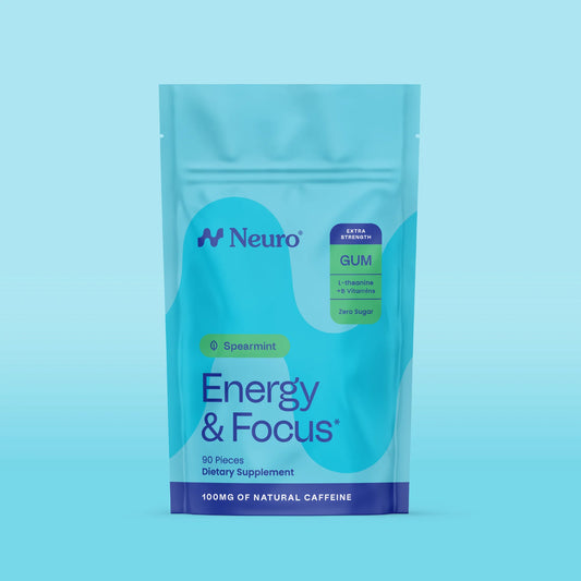 Neuro® Gum Extra Strength Energy & Focus™ Bulk Bag (90 pcs) - Spearmint