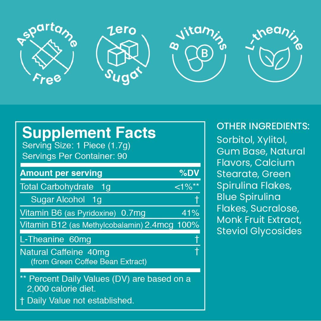 Neuro® Gum Energy & Focus™ Bulk Bag (90 pcs) - Wintergreen