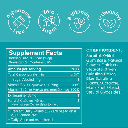 Neuro® Gum Energy & Focus™ Bulk Bag (90 pcs) - Wintergreen