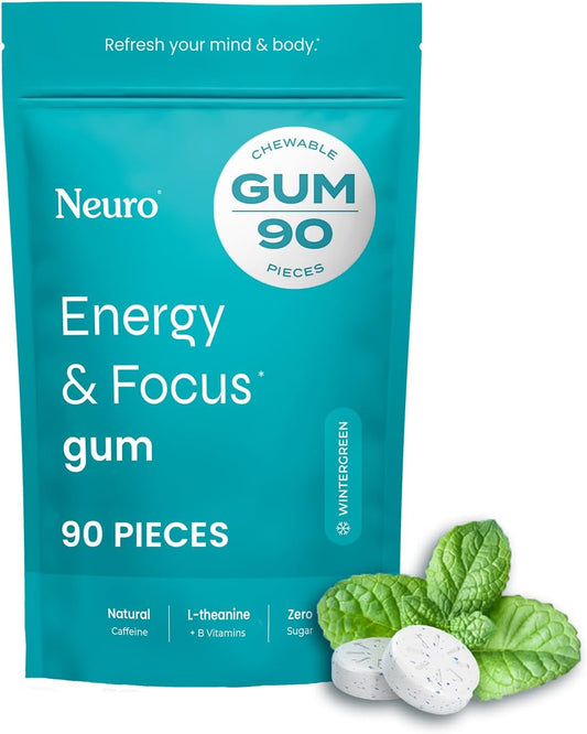 Neuro® Gum Energy & Focus™ Bulk Bag (90 pcs) - Wintergreen